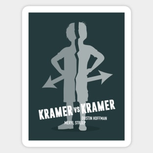 Kramer vs Kramer - Alternative Movie Poster Sticker